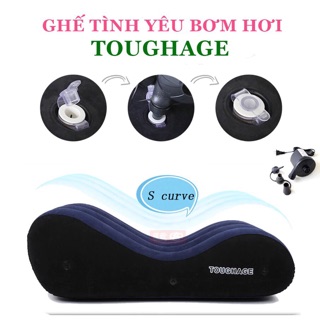 Ghế hơi tình yêu + bộ dây trói + máy bơm hơi