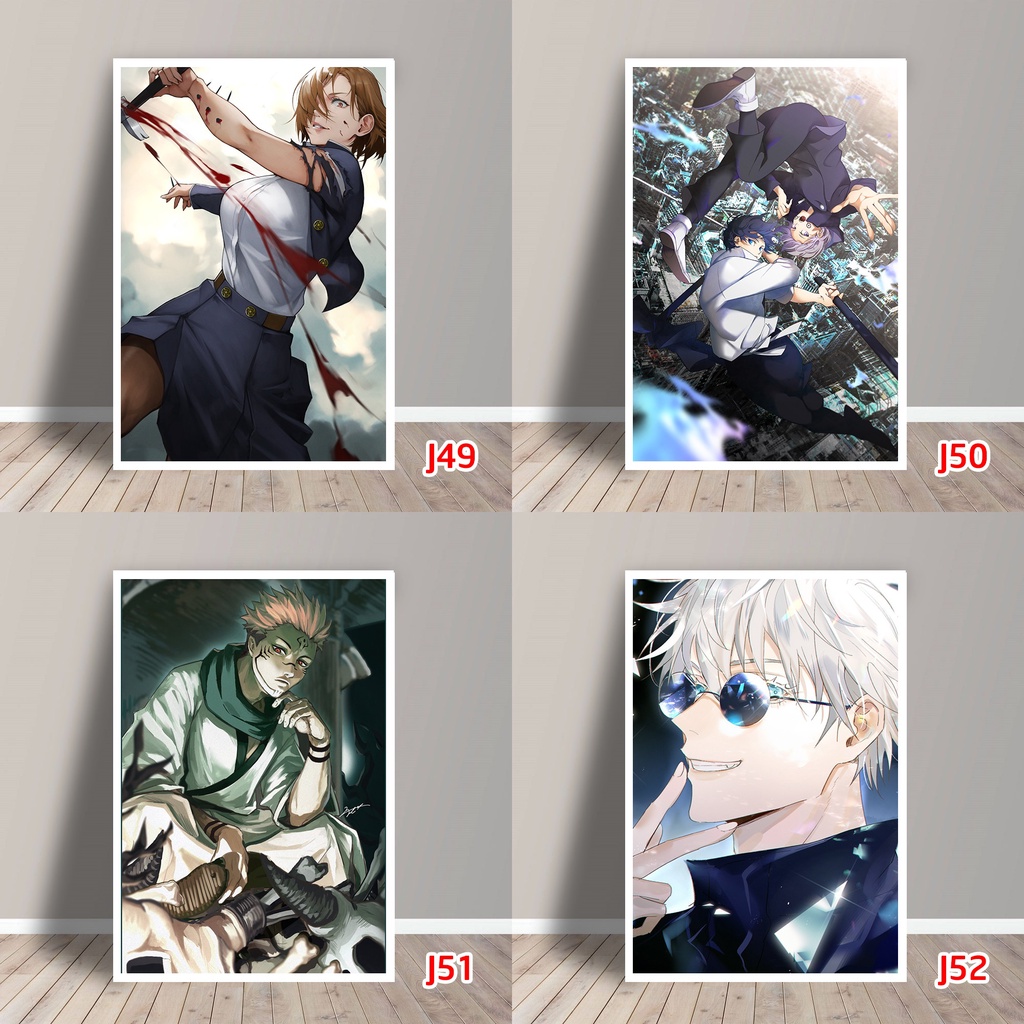 Tấm Postcard Cao Cấp Anime Jujutsu Kaisen