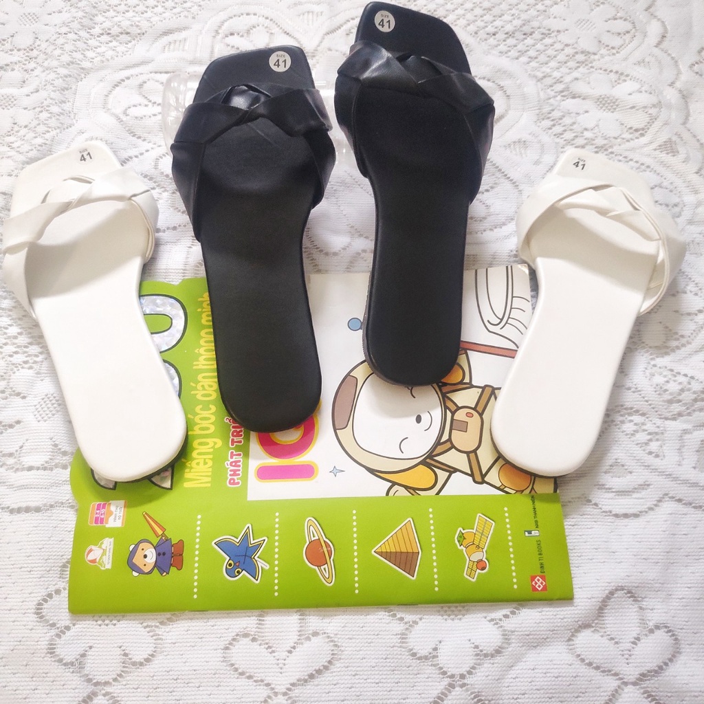 dép nữ quai ngang size lớn 40 41 42 43 dép nữ big size ngoại cỡ size to