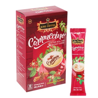 Cà phê Cappuccino TNI King Coffee hương quế 240g