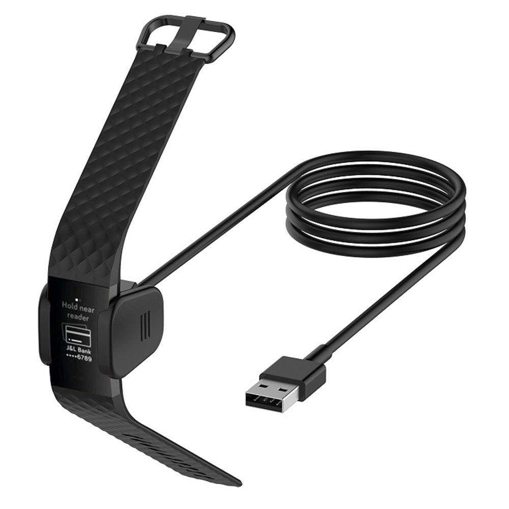 Dây Cáp Sạc USB Thay Thế Cho Đồng Hồ Thông Minh Fitbit Charge 2 / 3 / 4