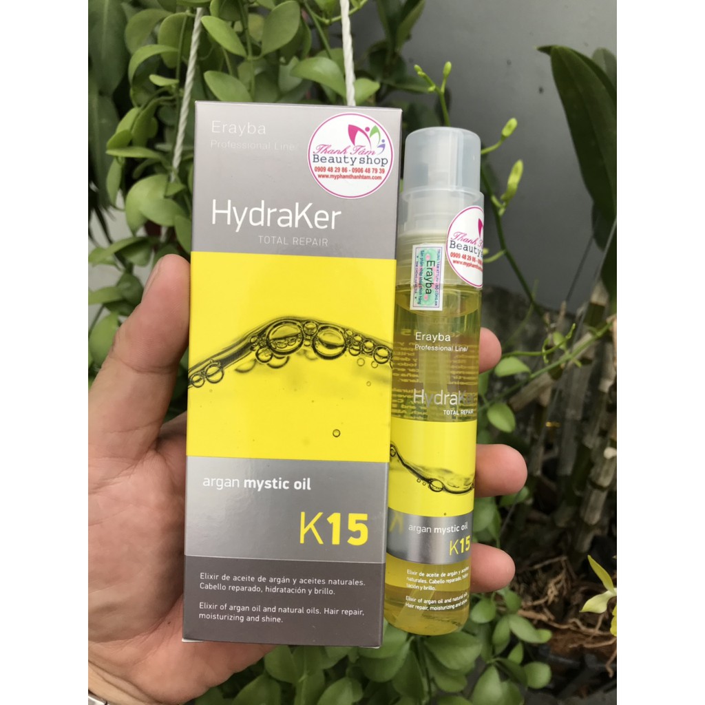Tinh dầu Argan huyền thoại Hydraker K15 Argan Mystic Oil Erayba 50ml | BigBuy360 - bigbuy360.vn
