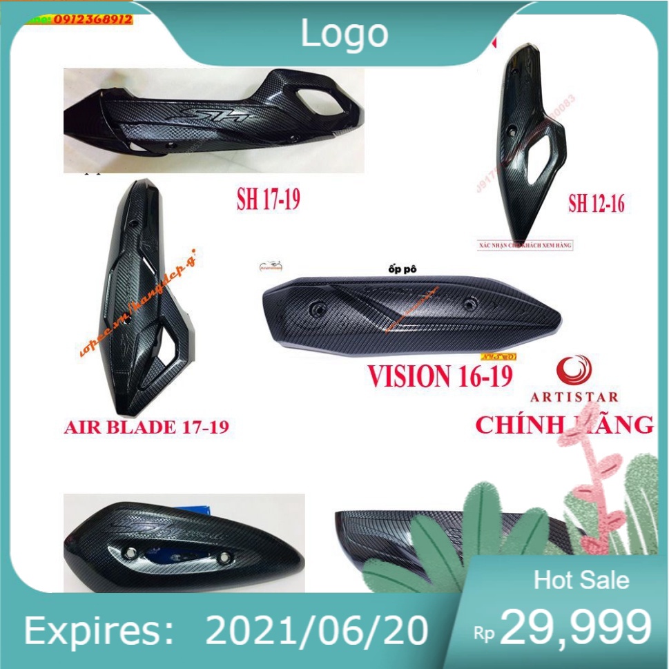 Ốp bô các bon lắp sh 2012-2016, ab, lead, vision carbon ( chọn đúng phân loại) (ảnh thật)