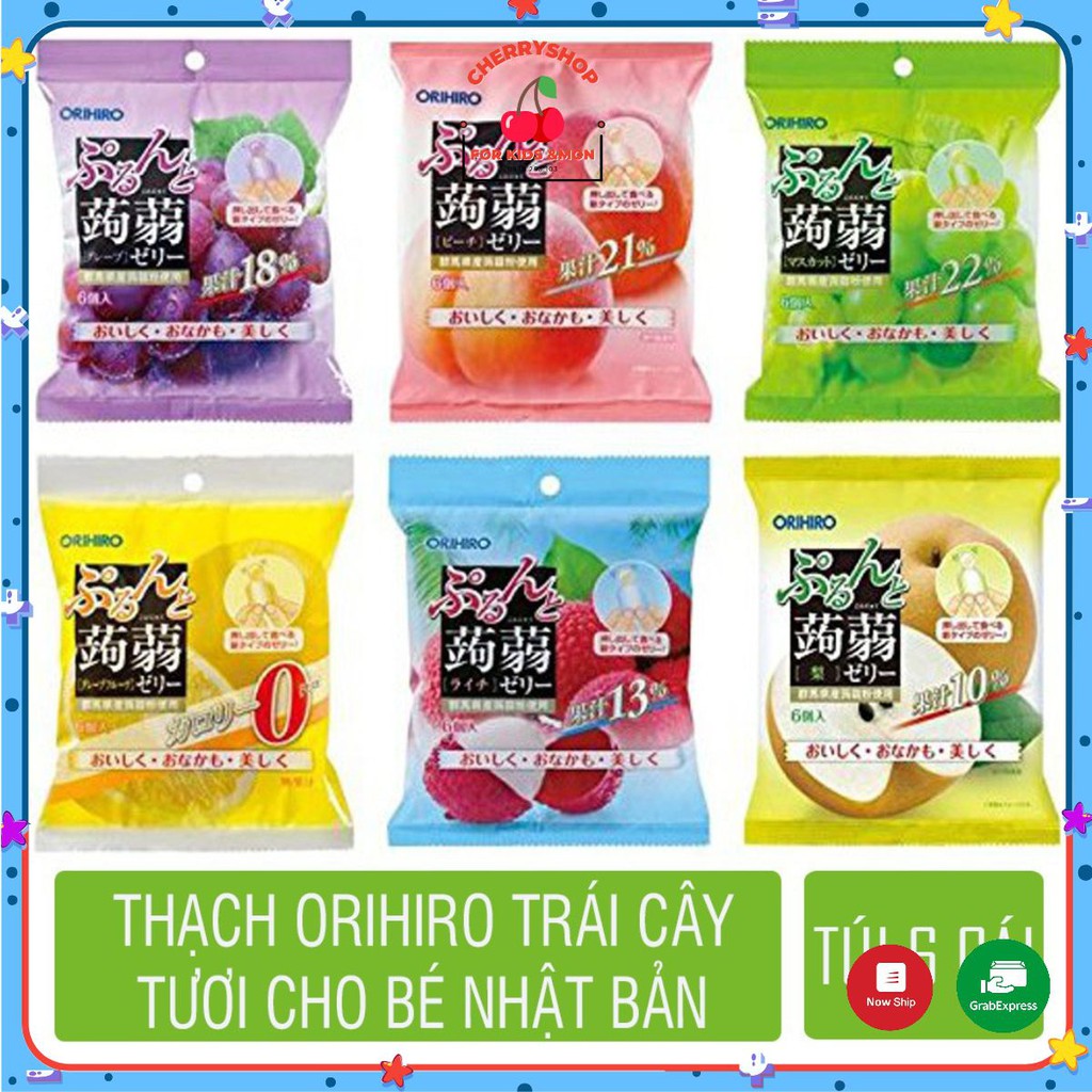 THẠCH TRÁI CÂY ORIHIRO - NHẬT BẢN