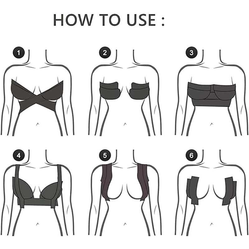 Miếng Dán Nâng Ngực Thoáng Khí Thời Trang Mùa Hè Cho Nữ