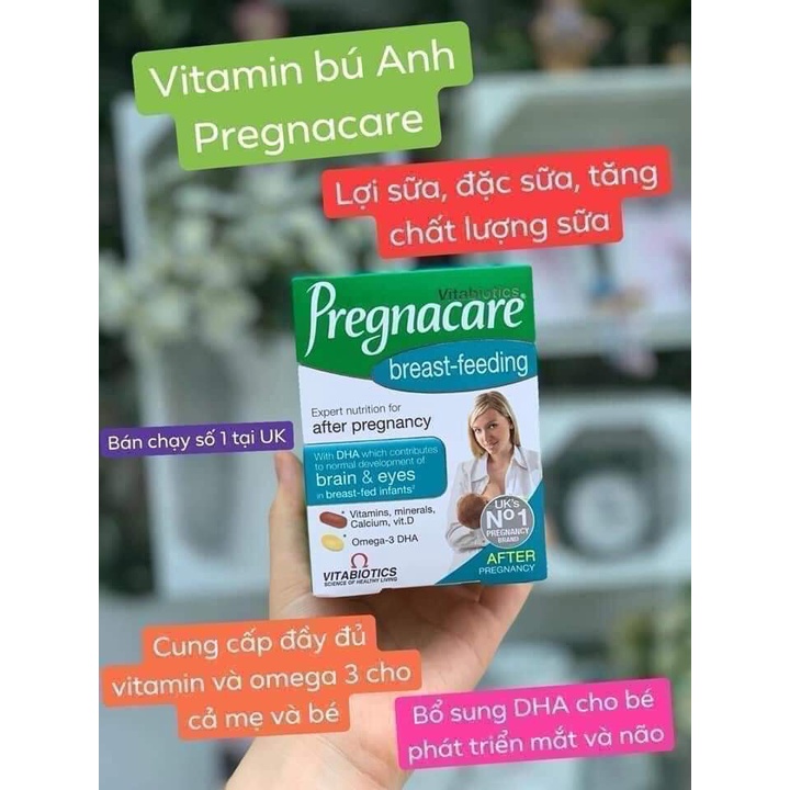 Vitamin tổng hợp Pregnacare Breast Feeding [CHÍNH HÃNG] của Anh 84 viên cho mẹ sau sinh