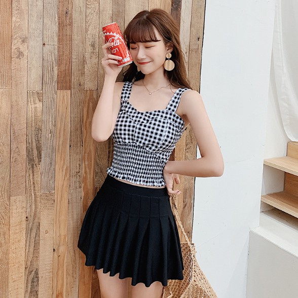 CÓ SẴN bikini chân váy xếp ly cao cấp