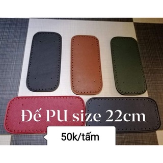 Đế da túi xách ovan