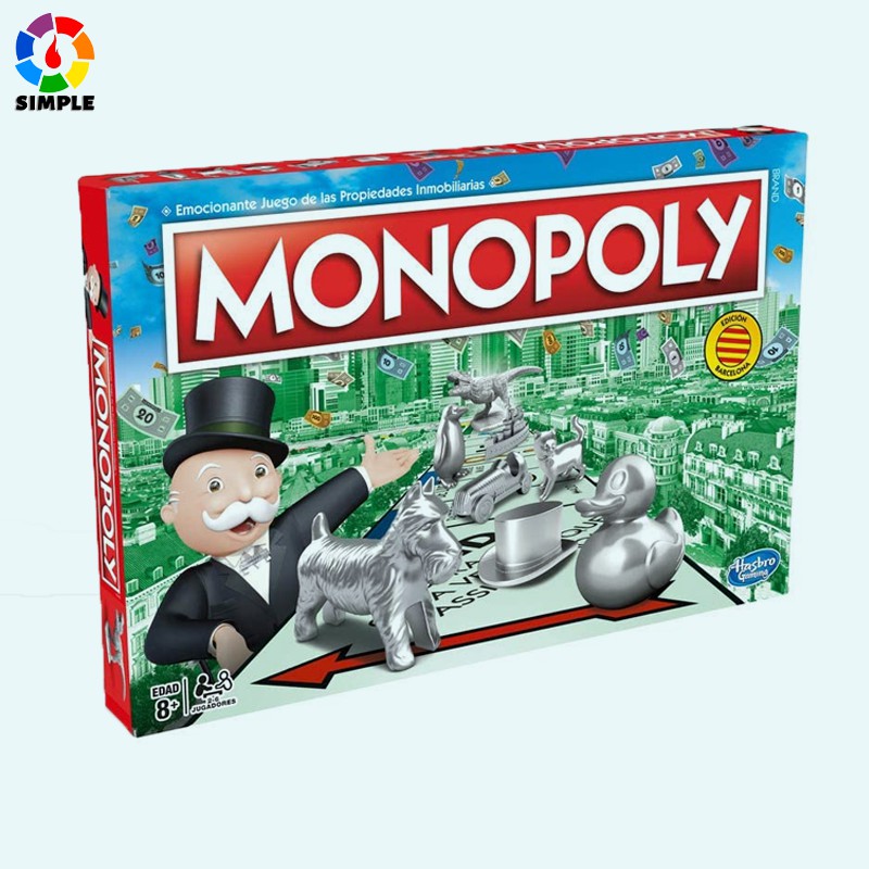 Trò Chơi Board Game Monopoly. Barcelona Nhiều Màu