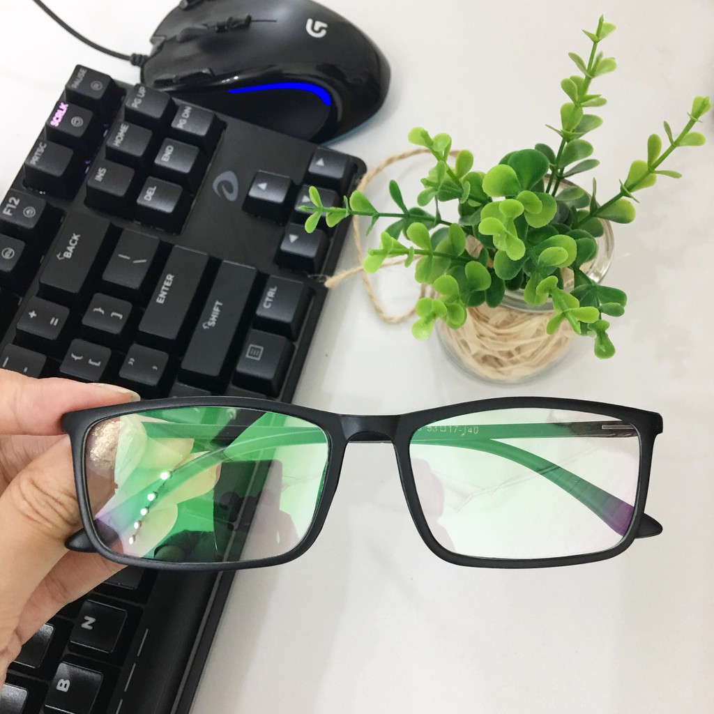Gọng kính cận basic Glasses Garden nhựa dẻo dáng basic 915 - Có lắp mắt cận theo yêu cầu | BigBuy360 - bigbuy360.vn