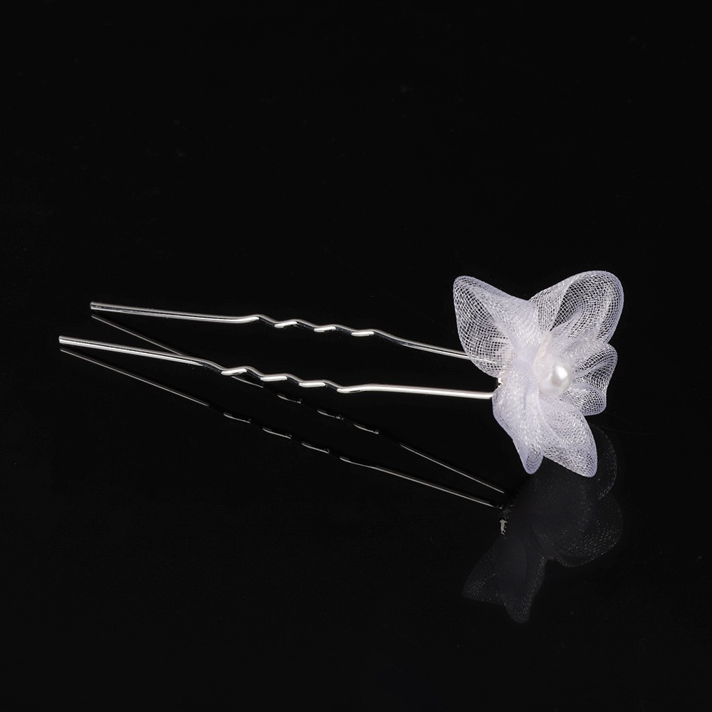 Trâm Cài Áo Hình Hoa Và Bướm Đính Ngọc Trai Giả Thời Trang