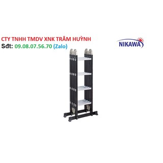 Thang nhôm gấp đoạn nikawa nkg-44