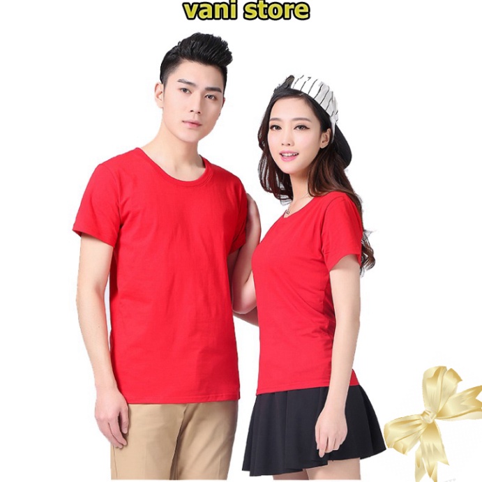 [Tặng Quà] Áo Thun Trơn Nam Nữ vải dày không xù lông nhiều màu . | BigBuy360 - bigbuy360.vn