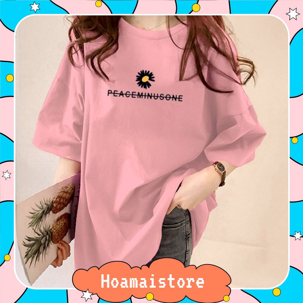 Áo thun tay lỡ nam nữ Free size -AP10