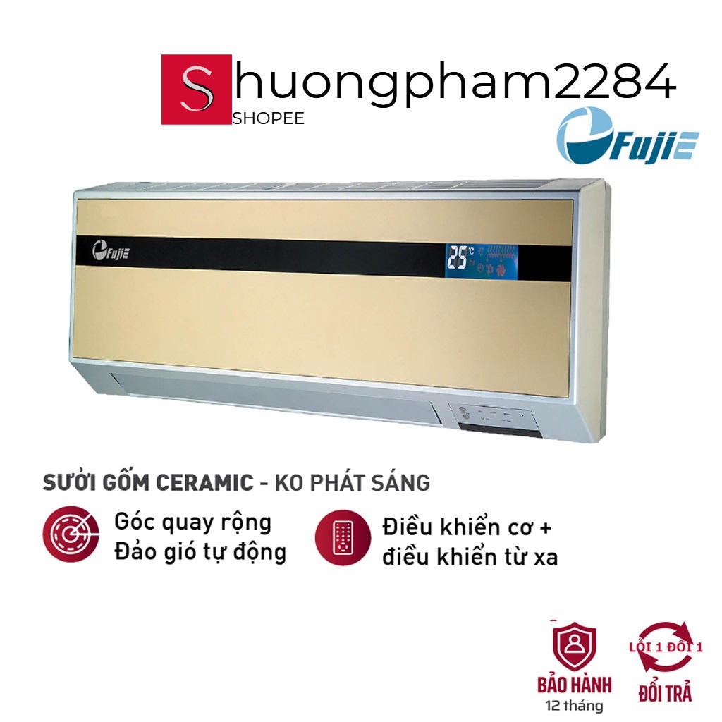 Quạt Sưởi Gốm FujiE CH-1600 CH-1600RM CH-2000 CH-2200 CH-2500 - Hàng chính hãng