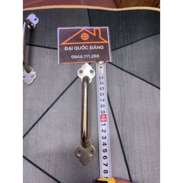 Tay nắm tủ inox đặc tròn uốn hoa văn