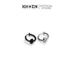 (1 Chiếc) Khuyên tai Tròn kẹp hạt tròn - Dạng kẹp (không lỗ xỏ) - Khoen Store