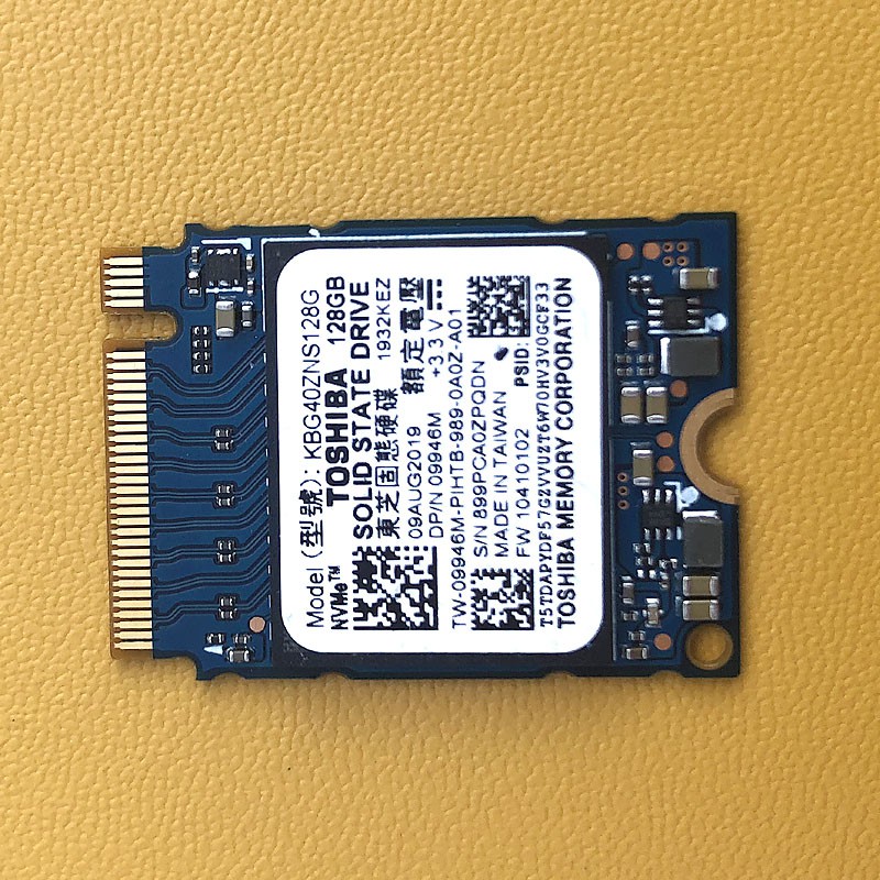 Ổ cứng SSD NVMe Samsung PM991 Toshiba 128GB 2230 hàng zin tháo máy new | BigBuy360 - bigbuy360.vn