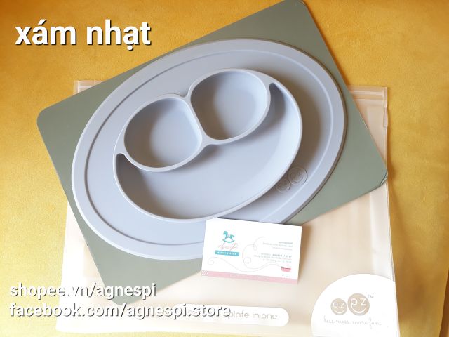 Khay ăn dặm silicon EzPz Mini Mat