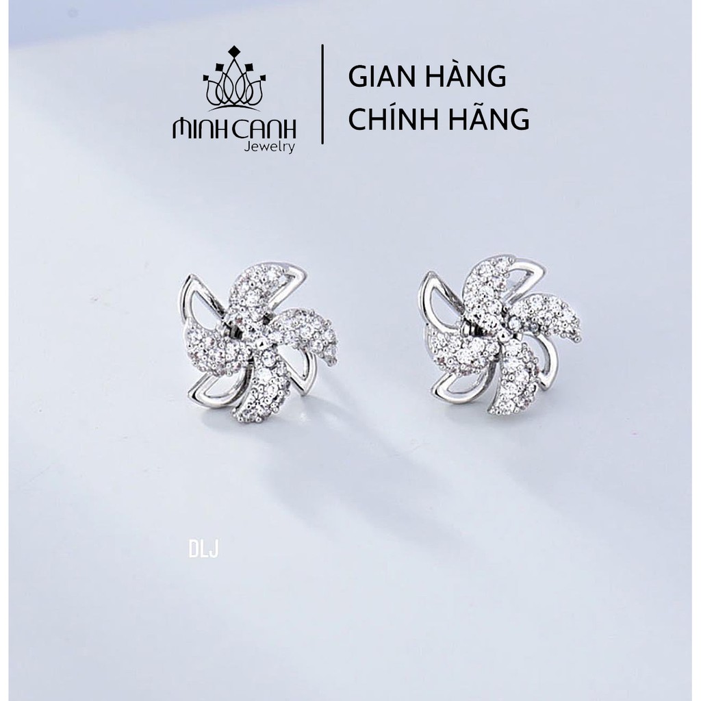 Bông Tai Bạc Chong Chóng Xoay - Minh Canh Jewelry