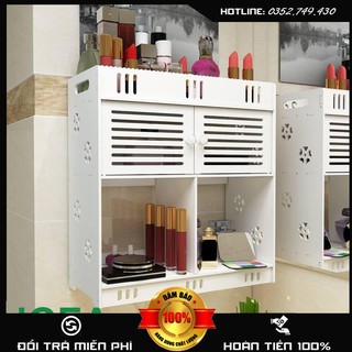 [RẺ VÔ ĐỊCH] TỦ MỸ PHẨM TREO TƯỜNG 2 CÁNH NỬA TRÊN