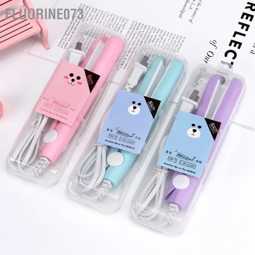 [Hàng mới về] Máy duỗi tóc chuyên nghiệp mini 220V thiết kế tấm duỗi bằng gốm tiện dụng cho sinh viên