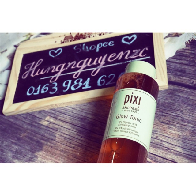 [125ml] PIXI GLOW TONIC Exfoliating Toner tẩy da chết