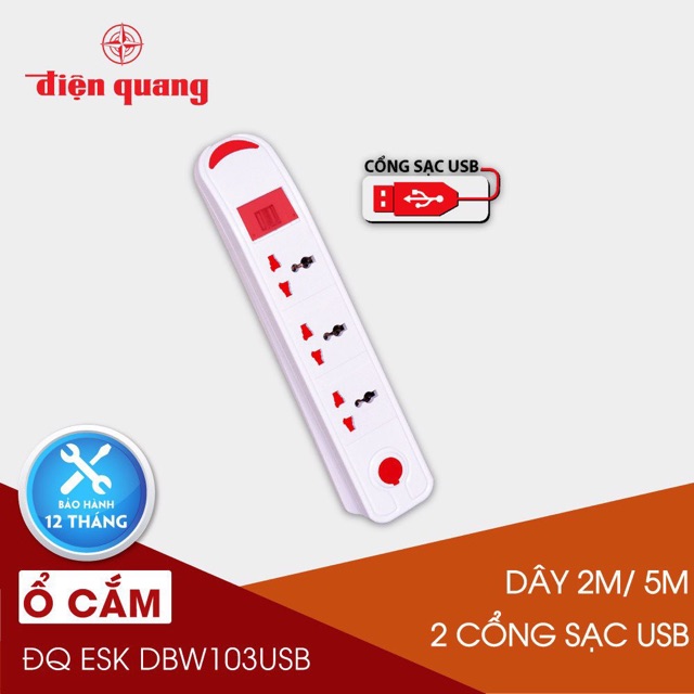 Ổ cắm Usb Điện quang 5 mét