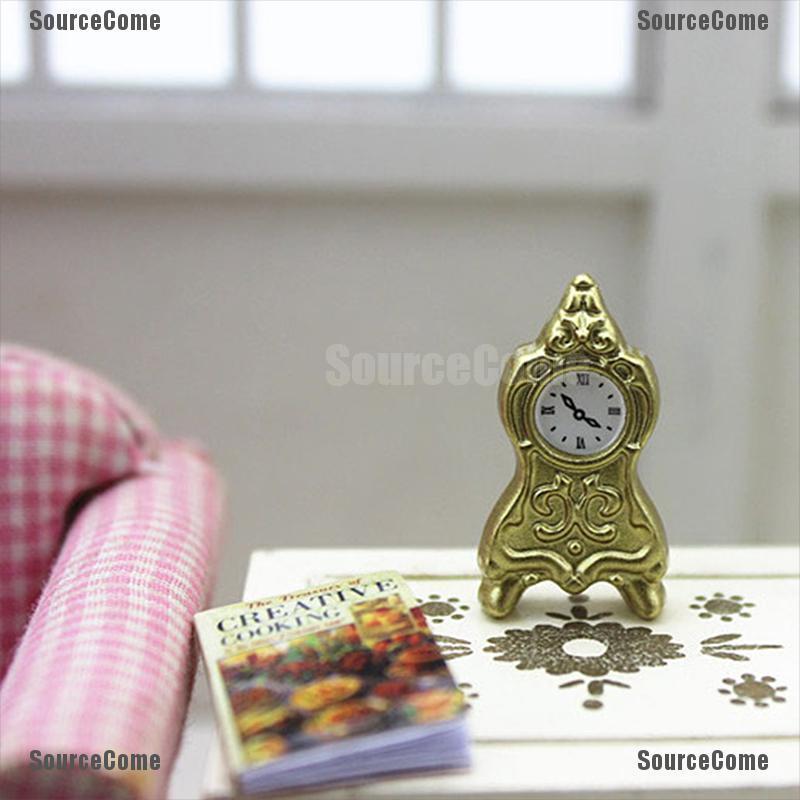 Đồng Hồ Vàng Tỉ Lệ 1: 12 Trang Trí Nhà Búp Bê