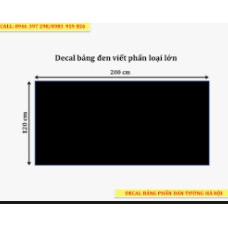 Decal Bảng Đen Viết Phấn - Nhiều Size