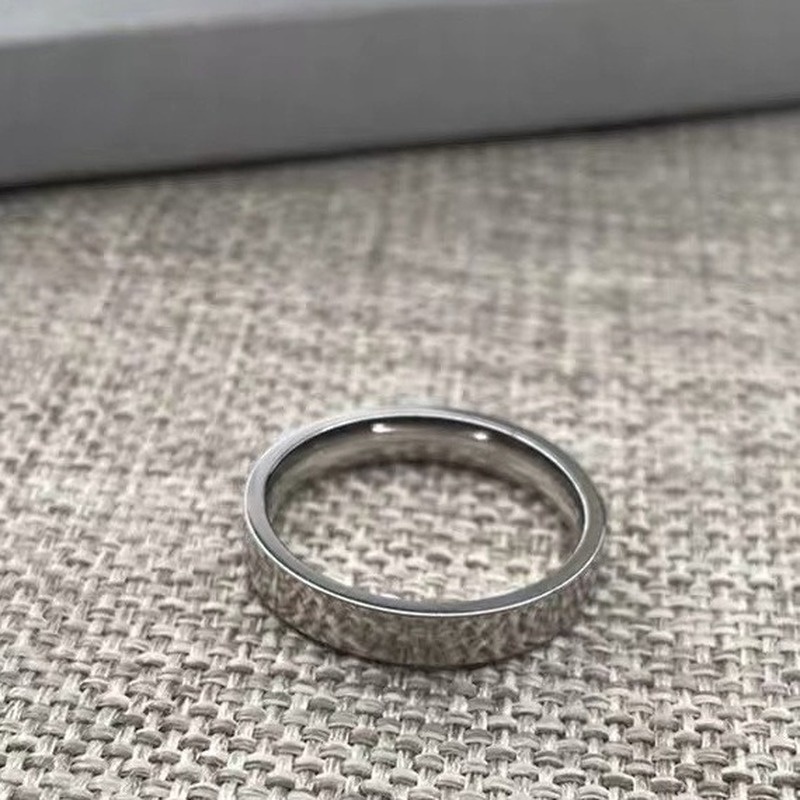 Nhẫn Thép Không Gỉ Thiết Kế Đơn Giản Cho Nam Và Nữ