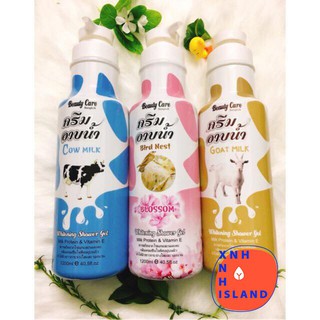 Sữa tắm trắng bò ,dê,yến Beauty Care Goat milk 1200ml