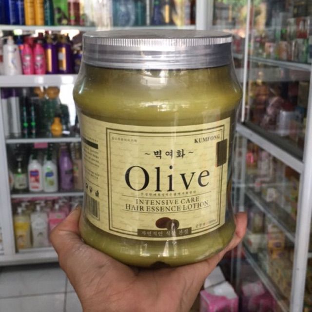 Kem ủ tóc Olive thay thế dầu xả Hàn Quốc 1000ml - Hair Care Q4