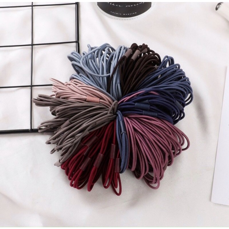 Dây cột tóc đơn giản mix 3 sợi