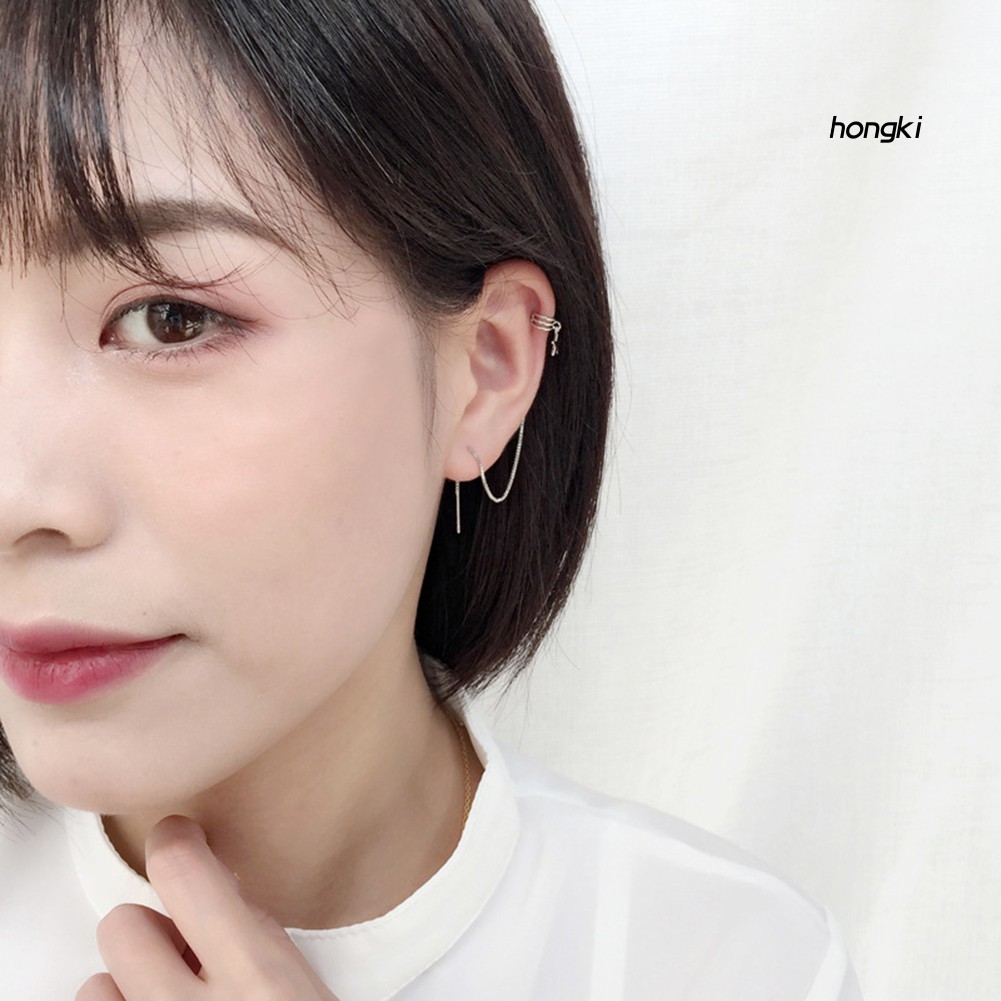 Bông Tai Dáng Dài Hình Ngôi Sao Thời Trang Cho Nữ