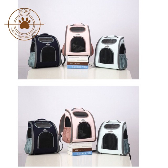 Balo vải oxford cao cấp cho thú cưng có đế chống trượt, chống đổ - 4pets official