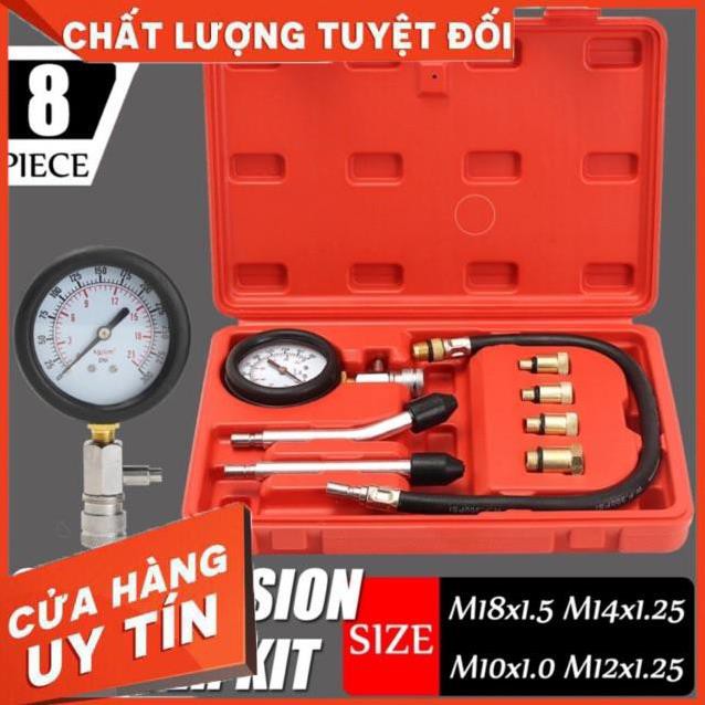 Đồng Hồ Đo Áp Xuất Buồng Đốt Động Cơ Xăng Ô Tô & Xe Máy Đài Loan