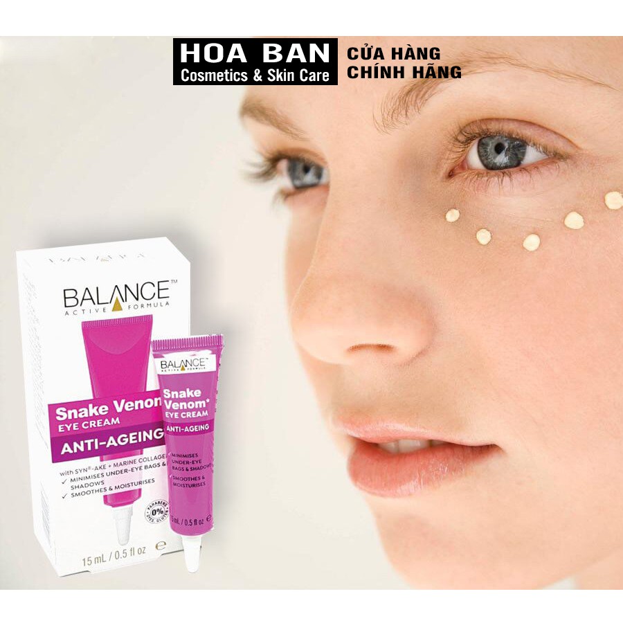 Kem mắt chống lão hóa nọc rắn Balance Active Formula Snake Venom 15ml | BigBuy360 - bigbuy360.vn