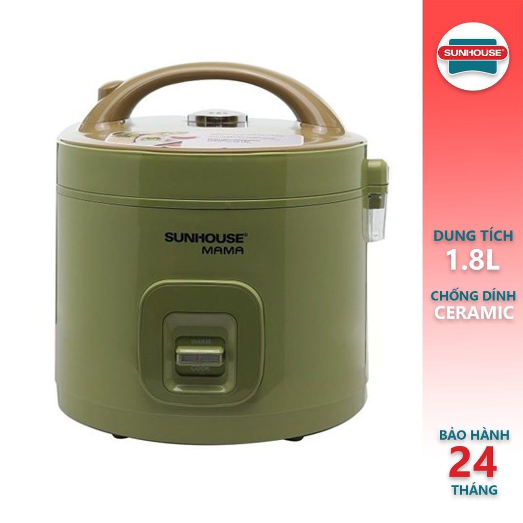 Nồi cơm điện 1.8L SUNHOUSE MAMA SHD8665G