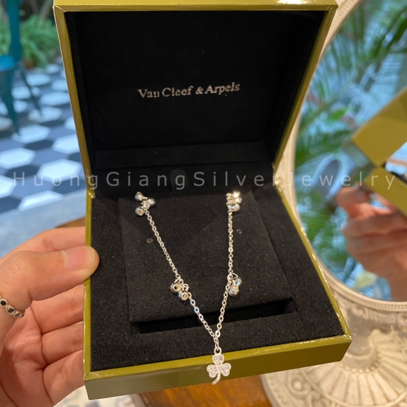 Lắc chân cỏ ba lá Bạc Ta - HuongGianSilver