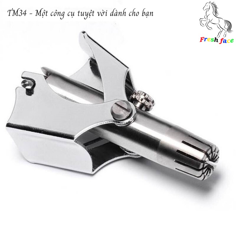 Dụng Cụ Cắt Tỉa Lông Mũi FS34 Bằng Thép Không Gỉ An Toàn Nhanh Gọn
