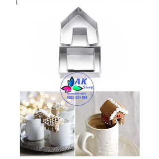 SET 3 KHUÔN INOX CUTTER GIÁNG SINH NHÀ TUYẾT ( 2602.222)