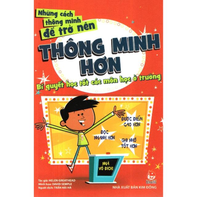 Sách- Những cách thông minh để trở nên thông minh hơn-NXB Kim Đồng