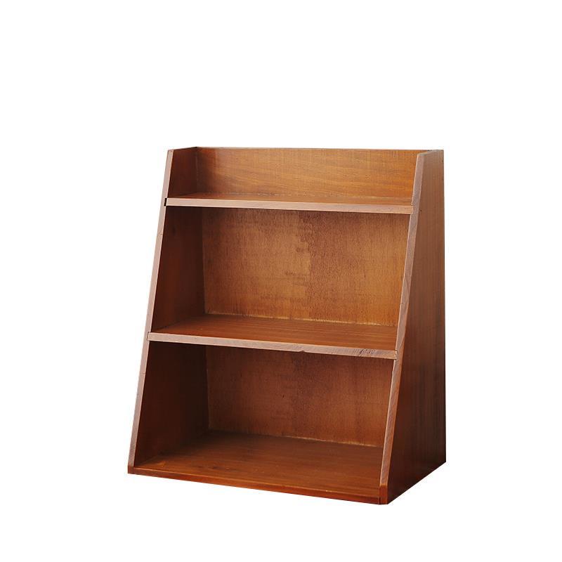 Kệ để đồ Kệ hình thang bằng gỗ nguyên khối giá đựng mỹ phẩm nhiều lớp Giá sắp xếp để bàn-Giá để đồ b