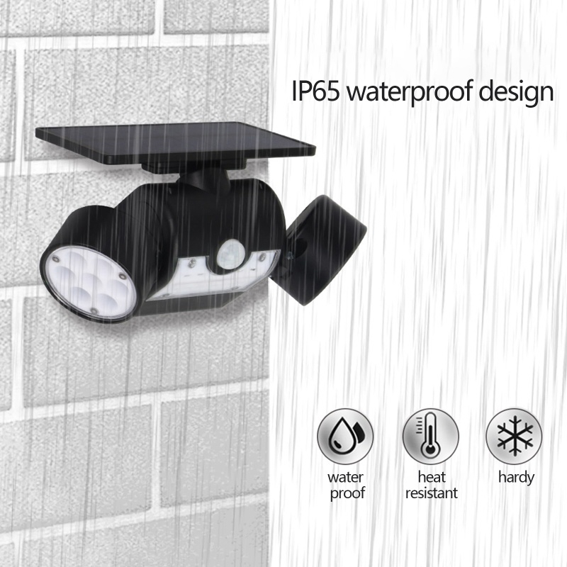 Đèn An Ninh Không Dây Gắn Tường Sử Dụng Năng Lượng Mặt Trời