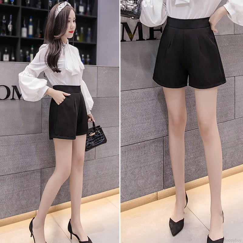 Quần short voan ống rộng