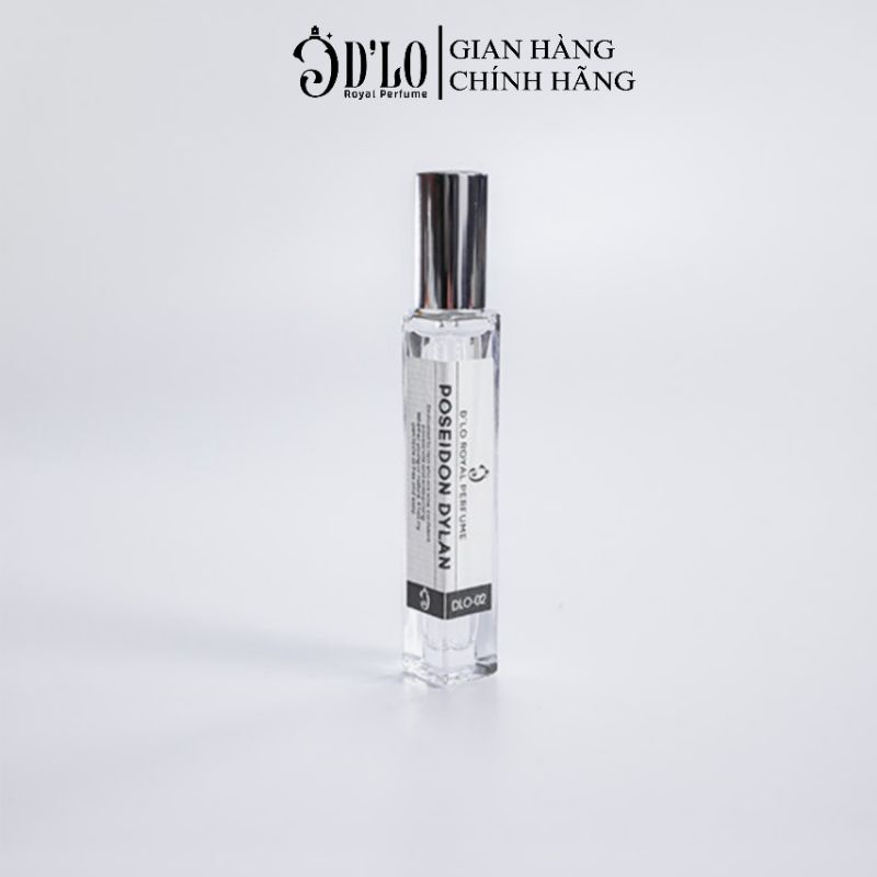 Tinh dầu ước hoa nam D'lo 02 POSEIDON DYLAN 10ml Đánh thức giác quan của một quý ông gen Z mạnh mẽ, sắc sảo | DLO 02