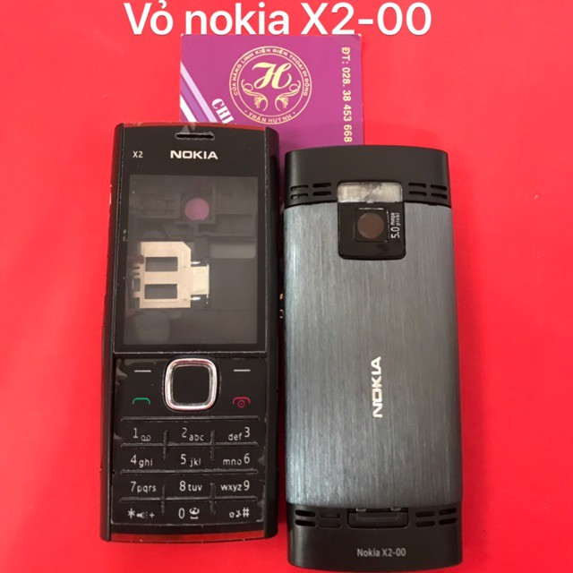 Vỏ nokia X2-00 có sườn và phím kèm theo