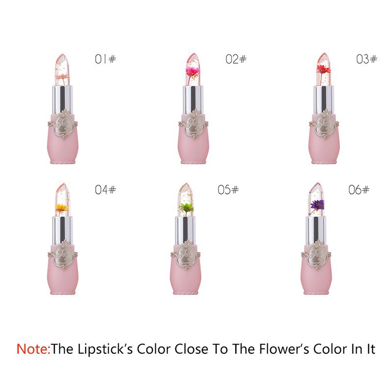 Son thạch dưỡng ẩm môi kháng nước phối hoa cúc khô trang điểm môi đổi màu theo nhiệt độ | BigBuy360 - bigbuy360.vn