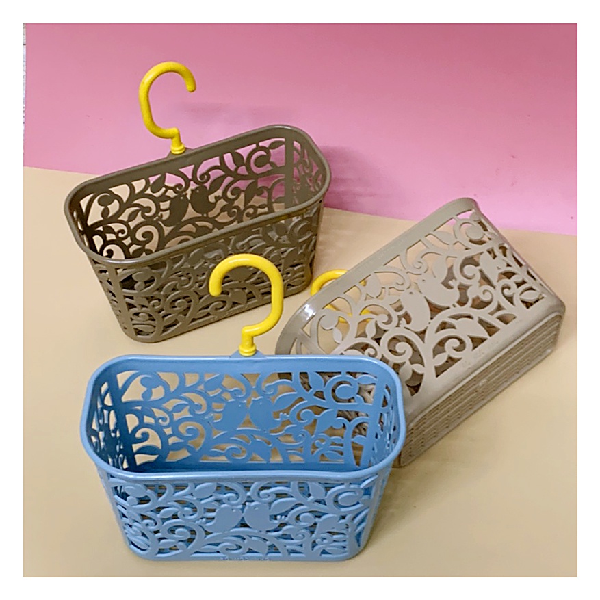 Rổ Treo Có Móc Câu HỌA TIẾT dễ thương xinh xắn sang trọng